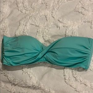 Medium black and Mint green bikini top